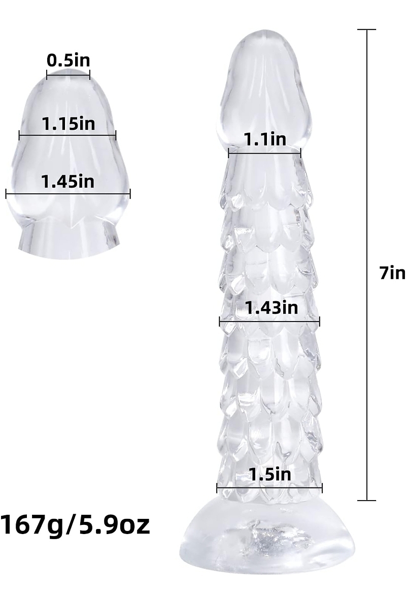 Dragon Scales 7 inch Dildo - Image 7