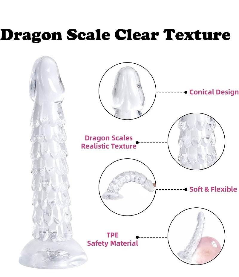 Dragon Scales 7 inch Dildo - Image 6