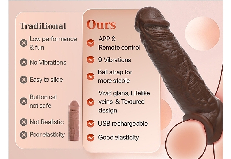 Mr. Stud Vibrating Penis Sleeve - Image 3