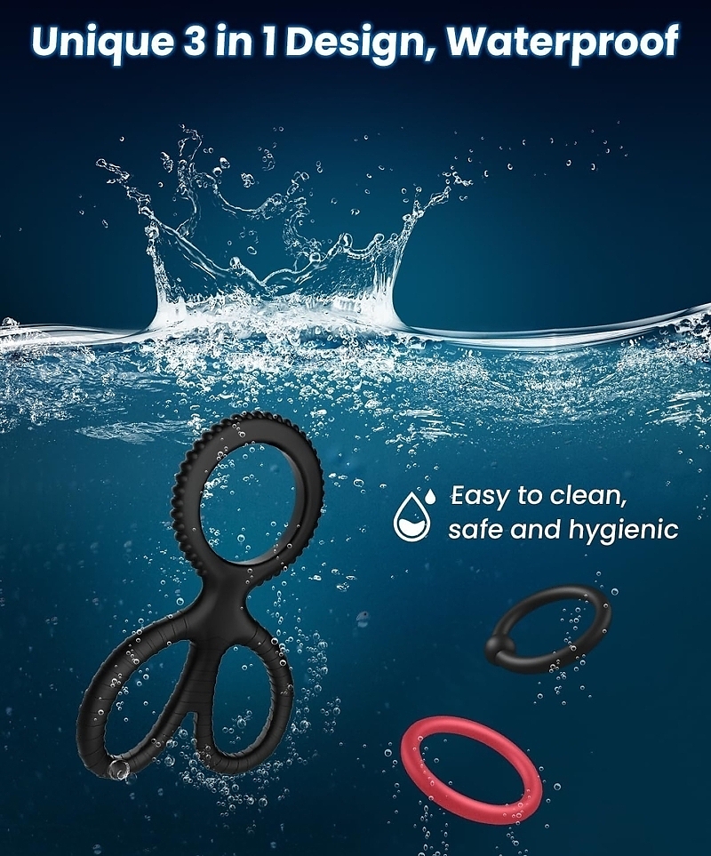 Bigger man 8 piece penis ring set - Image 3
