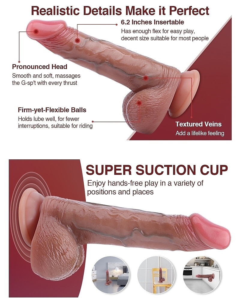 True Skin Realistic Dildo - Image 6