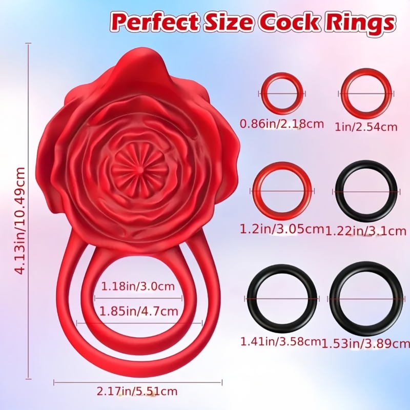 Crimsom Bloom Penis Ring - Image 2