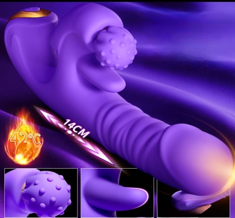Quake Ecstasy Thrusting Rabbit Vibrator