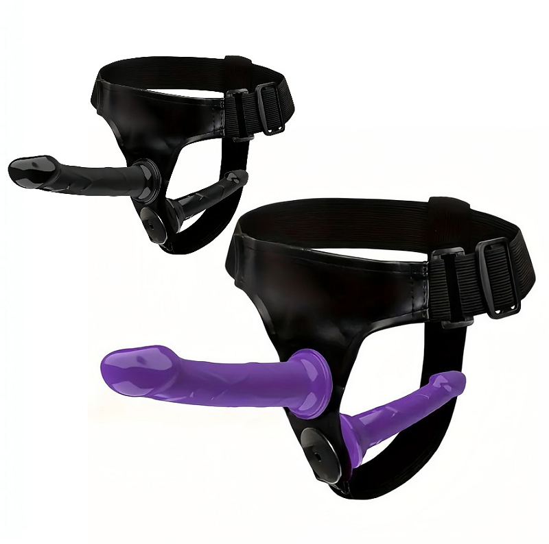 Double Dare Harness Dildo Combo