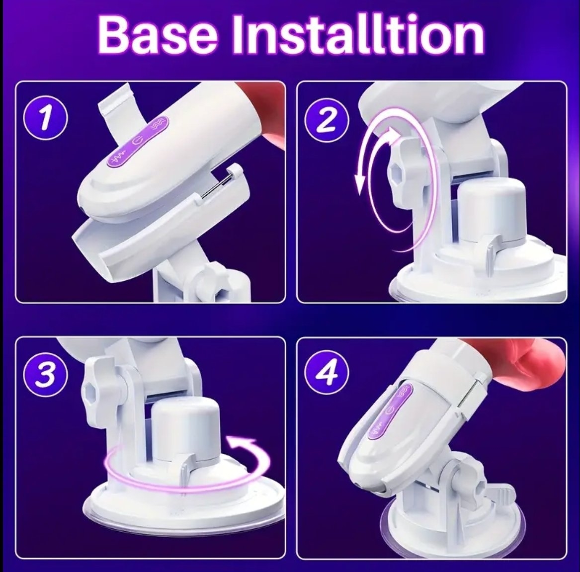 SuckHer Punch Remote Controlled Telescopic Dildo - Image 4