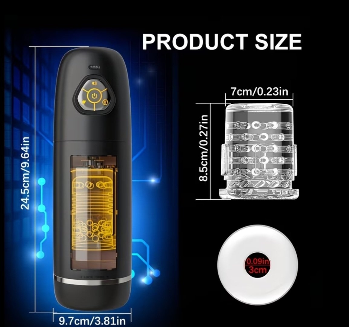 The Pleasure Pod Telescopic Male Masturbator - Image 3